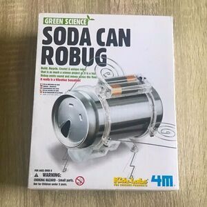 NWT … GREEN SCIENCE Soda Can Robug